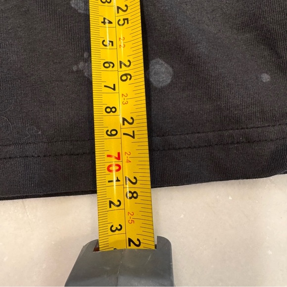 Ed Hardy X Christian Audigier Long Sleeve Black Splatter Tee Shirt Sz Small - Picture 7 of 11